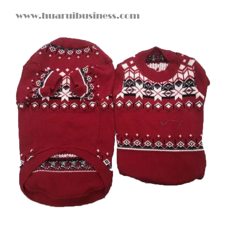 Tejer suéteres de perro, suéter de Navidad de perro, ropa de mascota de invierno, ropa de mascota de invierno, ropa de mascota nitrificada.